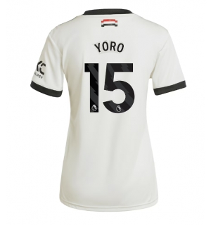 Manchester United Leny Yoro #15 Tredjedrakt Dame 2024-25 Kortermet