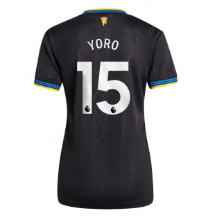 Manchester United Leny Yoro #15 Tredjedrakt Dame 2025-26 Kortermet