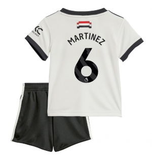 Manchester United Lisandro Martinez #6 Tredjedraktsett Barn 2024-25 Kortermet (+ Korte bukser)