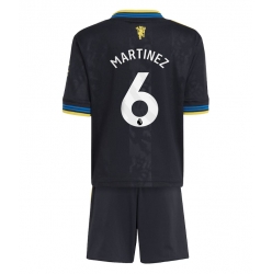 Manchester United Lisandro Martinez #6 Tredjedraktsett Barn 2025-26 Kortermet (+ Korte bukser)