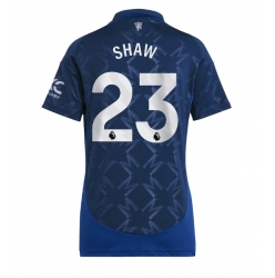 Manchester United Luke Shaw #23 Bortedrakt Dame 2024-25 Kortermet