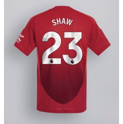 Manchester United Luke Shaw #23 Hjemmedrakt 2024-25 Kortermet