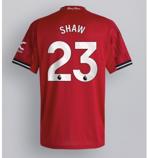 Manchester United Luke Shaw #23 Hjemmedrakt 2025-26 Kortermet