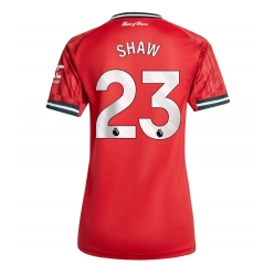 Manchester United Luke Shaw #23 Hjemmedrakt Dame 2025-26 Kortermet
