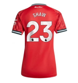 Manchester United Luke Shaw #23 Hjemmedrakt Dame 2025-26 Kortermet