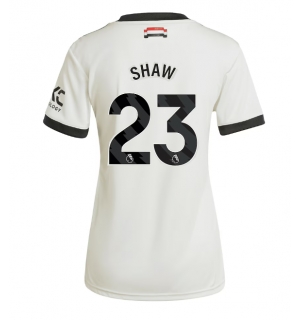 Manchester United Luke Shaw #23 Tredjedrakt Dame 2024-25 Kortermet