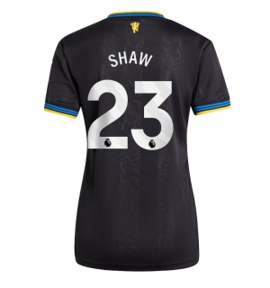 Manchester United Luke Shaw #23 Tredjedrakt Dame 2025-26 Kortermet
