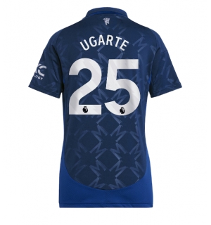 Manchester United Manuel Ugarte #25 Bortedrakt Dame 2024-25 Kortermet