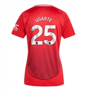 Manchester United Manuel Ugarte #25 Hjemmedrakt Dame 2024-25 Kortermet