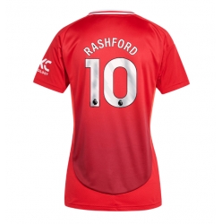 Manchester United Marcus Rashford #10 Hjemmedrakt Dame 2024-25 Kortermet