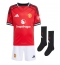 Manchester United Marcus Rashford #10 Hjemmedraktsett Barn 2025-26 Kortermet (+ Korte bukser)