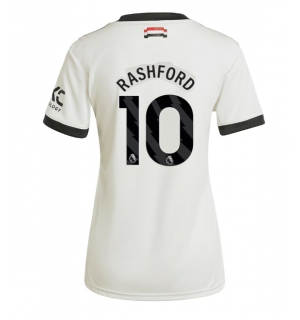Manchester United Marcus Rashford #10 Tredjedrakt Dame 2024-25 Kortermet