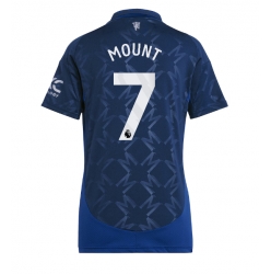 Manchester United Mason Mount #7 Bortedrakt Dame 2024-25 Kortermet