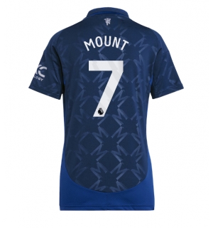 Manchester United Mason Mount #7 Bortedrakt Dame 2024-25 Kortermet
