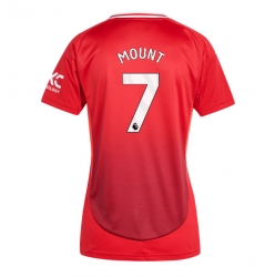 Manchester United Mason Mount #7 Hjemmedrakt Dame 2024-25 Kortermet