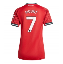 Manchester United Mason Mount #7 Hjemmedrakt Dame 2025-26 Kortermet
