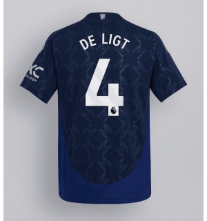 Manchester United Matthijs de Ligt #4 Bortedrakt 2024-25 Kortermet