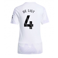 Manchester United Matthijs de Ligt #4 Bortedrakt Dame 2025-26 Kortermet