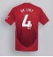 Manchester United Matthijs de Ligt #4 Hjemmedrakt 2024-25 Kortermet