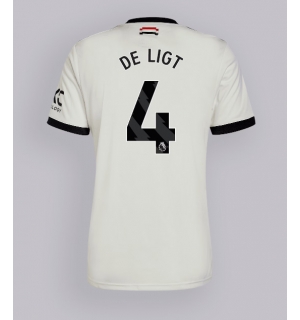 Manchester United Matthijs de Ligt #4 Tredjedrakt 2024-25 Kortermet
