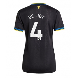 Manchester United Matthijs de Ligt #4 Tredjedrakt Dame 2025-26 Kortermet