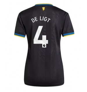 Manchester United Matthijs de Ligt #4 Tredjedrakt Dame 2025-26 Kortermet