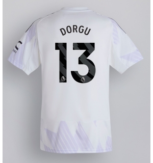 Manchester United Patrick Dorgu #13 Bortedrakt 2025-26 Kortermet