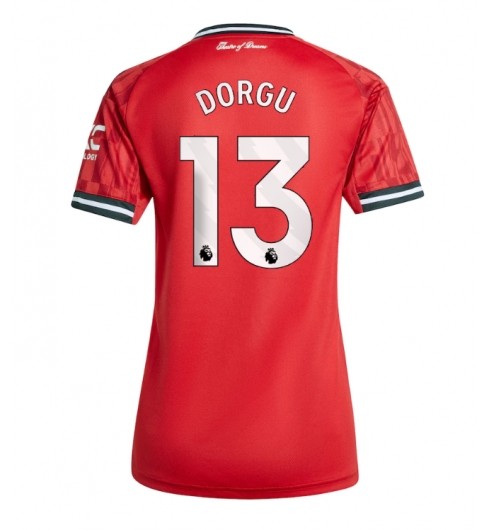 Manchester United Patrick Dorgu #13 Hjemmedrakt Dame 2025-26 Kortermet Manchester United Patrick Dorgu #13 Hjemmedrakt Dame 2025-26 Kortermet