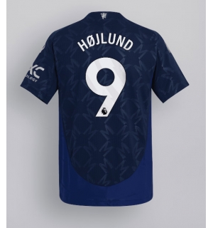 Manchester United Rasmus Hojlund #9 Bortedrakt 2024-25 Kortermet