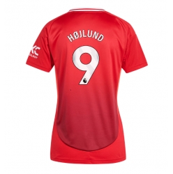 Manchester United Rasmus Hojlund #9 Hjemmedrakt Dame 2024-25 Kortermet