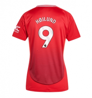 Manchester United Rasmus Hojlund #9 Hjemmedrakt Dame 2024-25 Kortermet