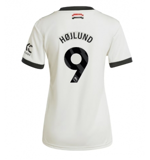 Manchester United Rasmus Hojlund #9 Tredjedrakt Dame 2024-25 Kortermet