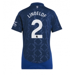 Manchester United Victor Lindelof #2 Bortedrakt Dame 2024-25 Kortermet