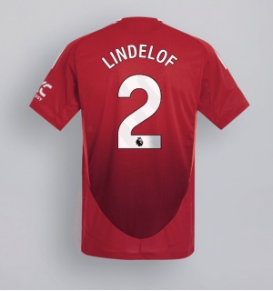 Manchester United Victor Lindelof #2 Hjemmedrakt 2024-25 Kortermet