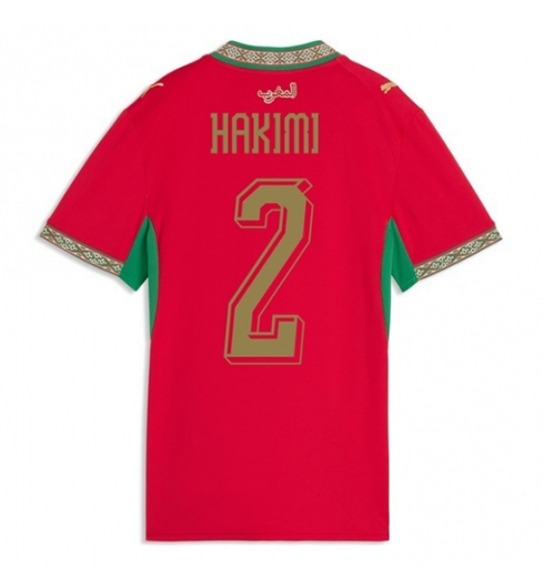 Marokko Achraf Hakimi #2 Hjemmedrakt Dame VM 2026 Kortermet Marokko Achraf Hakimi #2 Hjemmedrakt Dame VM 2026 Kortermet