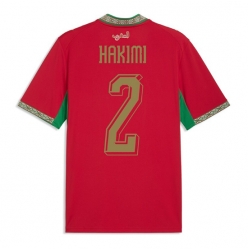 Marokko Achraf Hakimi #2 Hjemmedrakt VM 2026 Kortermet