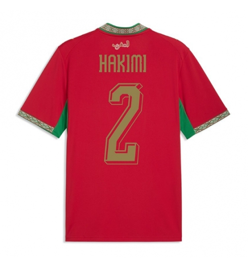Marokko Achraf Hakimi #2 Hjemmedrakt VM 2026 Kortermet Marokko Achraf Hakimi #2 Hjemmedrakt VM 2026 Kortermet