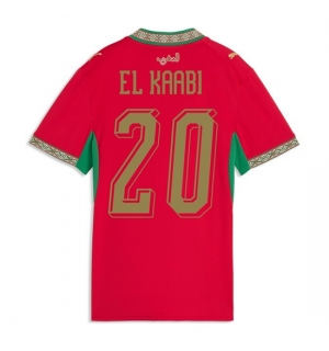 Marokko Ayoub El Kaabi #20 Hjemmedrakt Dame VM 2026 Kortermet