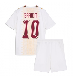 Marokko Brahim Diaz #10 Bortedraktsett Barn VM 2026 Kortermet (+ Korte bukser)