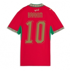 Marokko Brahim Diaz #10 Hjemmedrakt Dame VM 2026 Kortermet