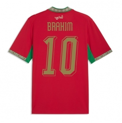 Marokko Brahim Diaz #10 Hjemmedrakt VM 2026 Kortermet