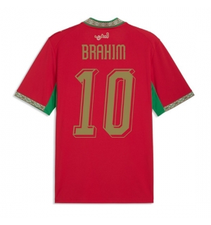 Marokko Brahim Diaz #10 Hjemmedrakt VM 2026 Kortermet