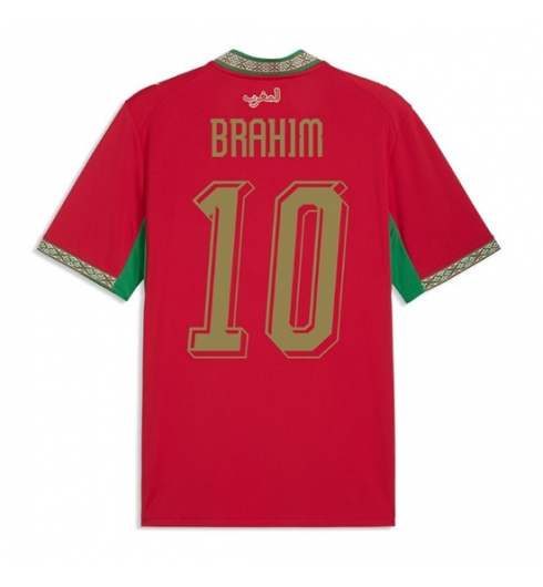 Marokko Brahim Diaz #10 Hjemmedrakt VM 2026 Kortermet Marokko Brahim Diaz #10 Hjemmedrakt VM 2026 Kortermet