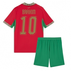 Marokko Brahim Diaz #10 Hjemmedraktsett Barn VM 2026 Kortermet (+ Korte bukser)