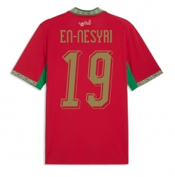 Marokko Youssef En-Nesyri #19 Hjemmedrakt VM 2026 Kortermet