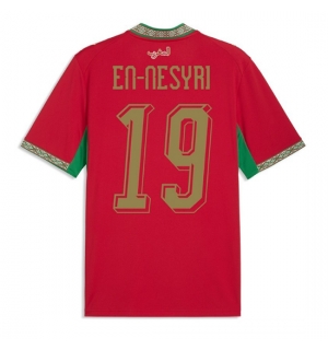 Marokko Youssef En-Nesyri #19 Hjemmedrakt VM 2026 Kortermet
