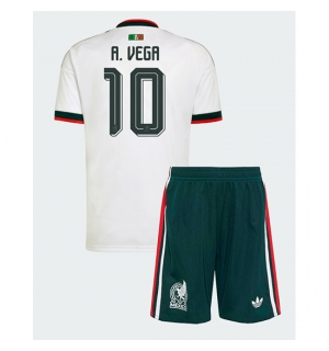 Mexico Alexis Vega #10 Bortedraktsett Barn VM 2026 Kortermet (+ Korte bukser)