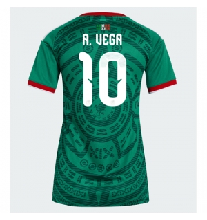 Mexico Alexis Vega #10 Hjemmedrakt Dame VM 2026 Kortermet