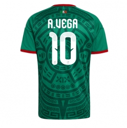 Mexico Alexis Vega #10 Hjemmedrakt VM 2026 Kortermet
