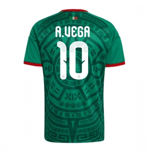 Mexico Alexis Vega #10 Hjemmedrakt VM 2026 Kortermet